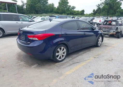 2013 Hyundai Elantra Limited z USA, uszkodzony, nr VIN 5NPDH4AEXDH405111